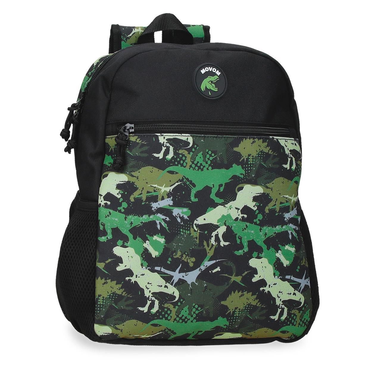 Movom Mochila Escolar Poliéster Raptors Negro