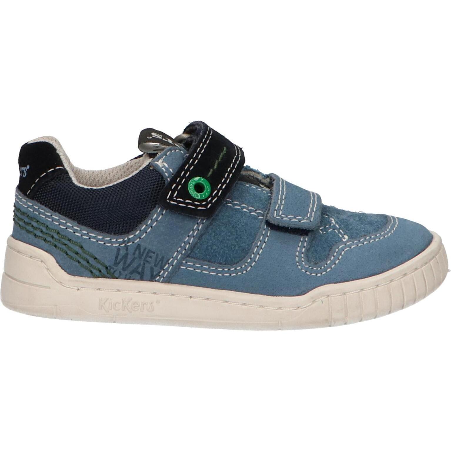 Kickers girls and boys sneakers 694150 -10 wahou 103 marine bleu