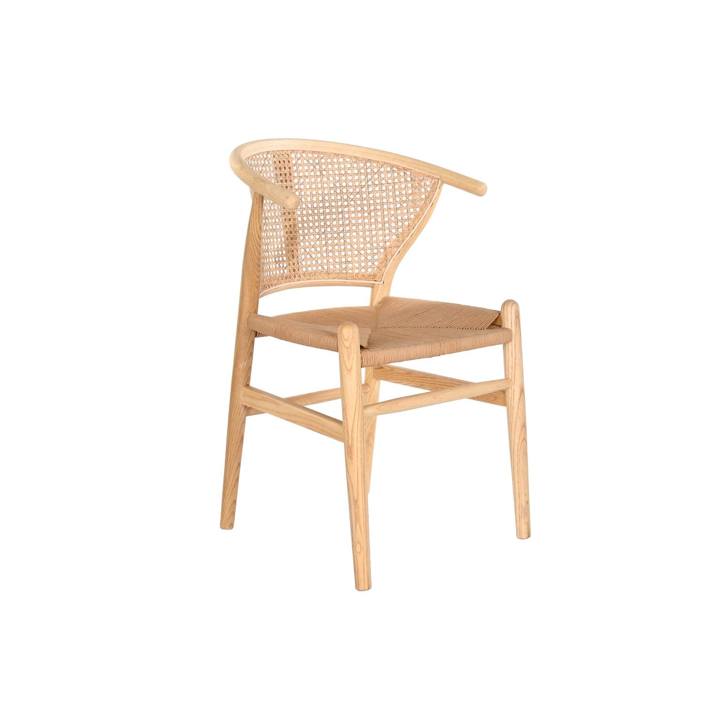 SILLA OLMO RATAN 56X48X80 NATURAL FIJALO MB202804