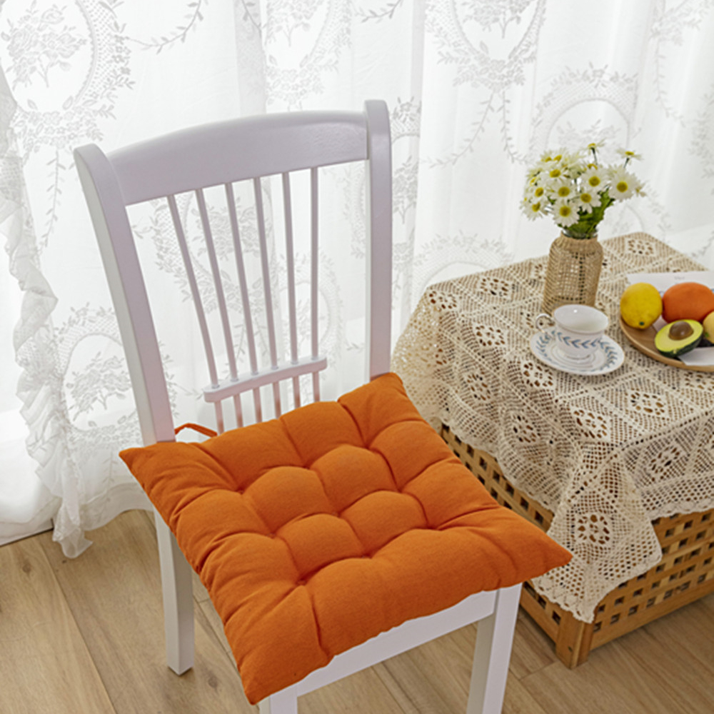 Cojín Silla jardín Cojín Silla Exterior Relleno de Algodón Cojín Decorativo de hogar 1PC 40X40CM