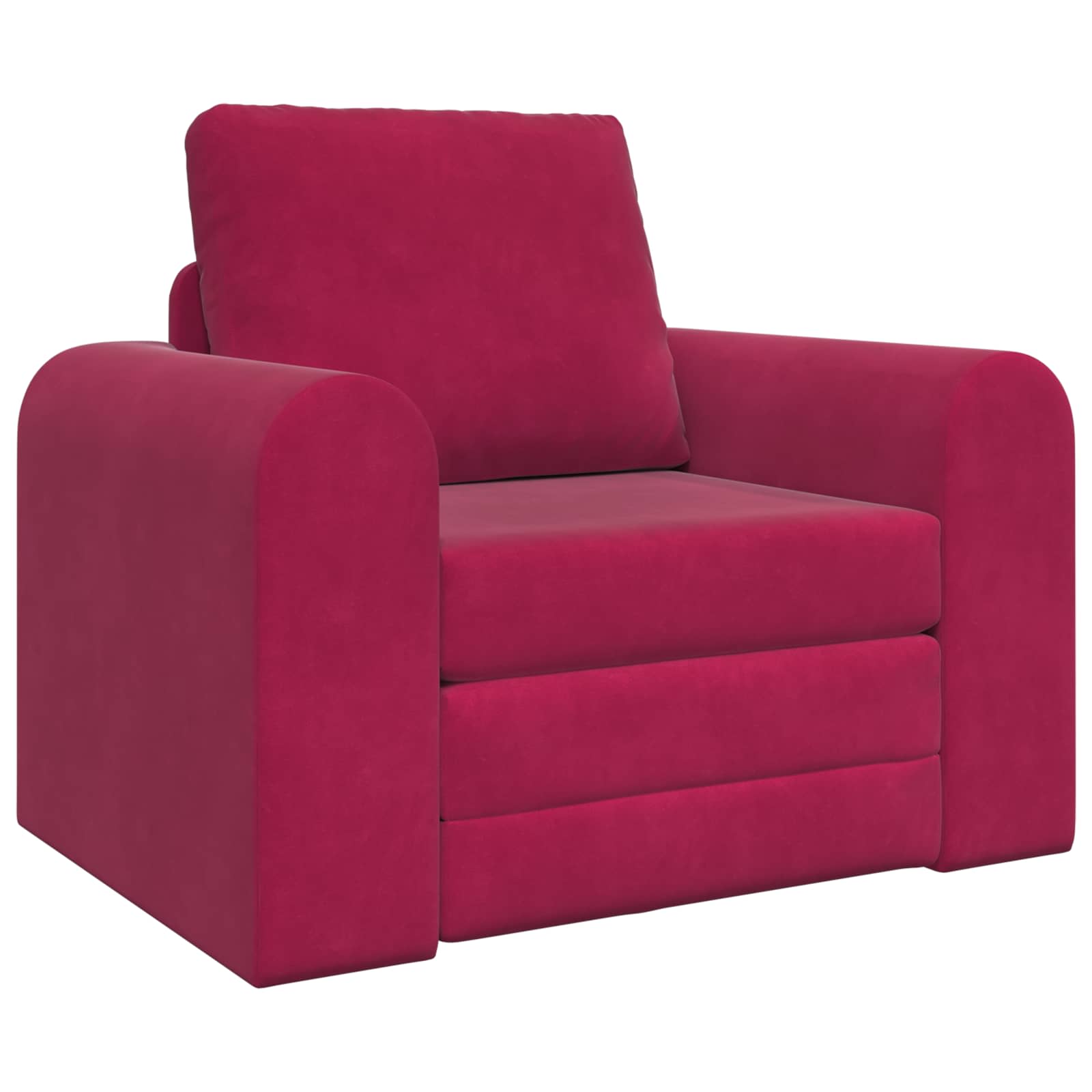 vidaXL Sofá cama 98 x 71 x 83 cm Terciopelo Multicolor