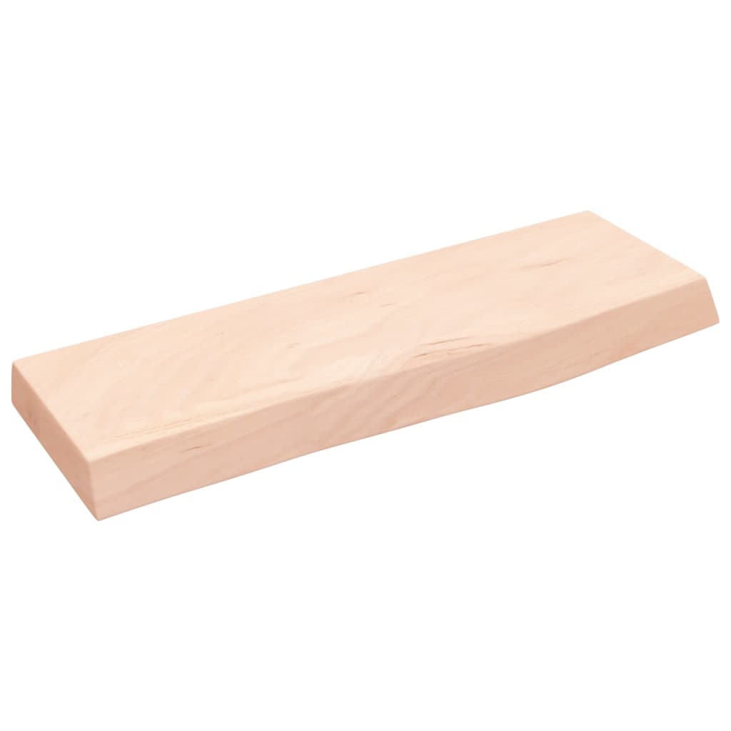 Vidaxl Estante de Pared Madera Roble Tratada 60x20x4 Cm Natural