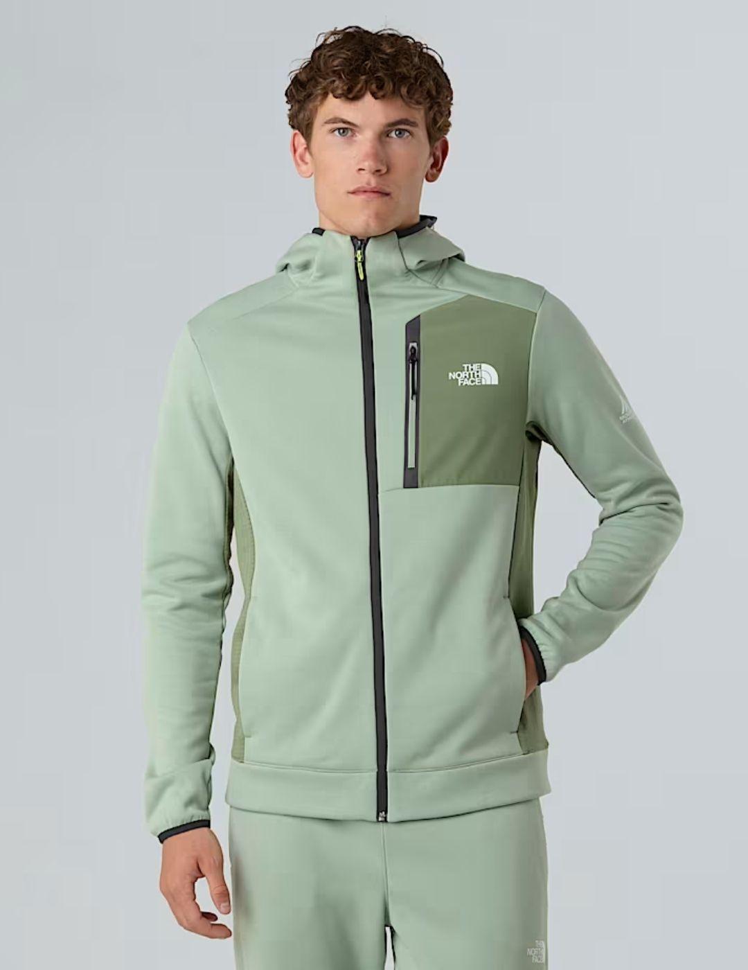 Sudadera  The North Face Mountain Athetics Verde Hombre