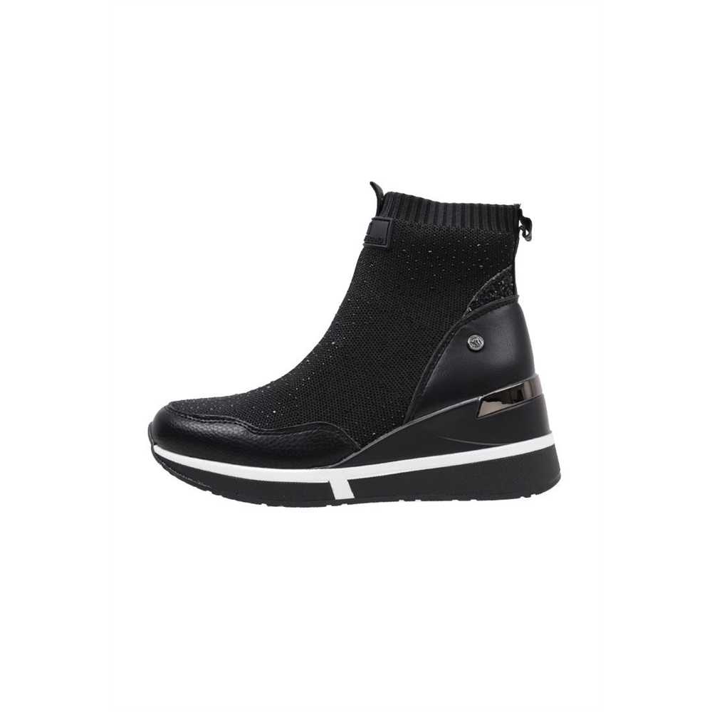 Botín Cuña Mujer Xti 141701 Negro - Elegante y Cómodo