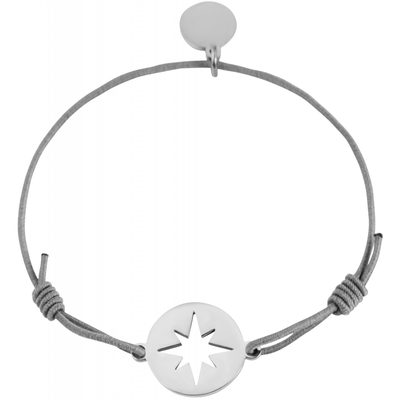 Akzent® Pulsera Estrela em Tecido Cinzento 0207