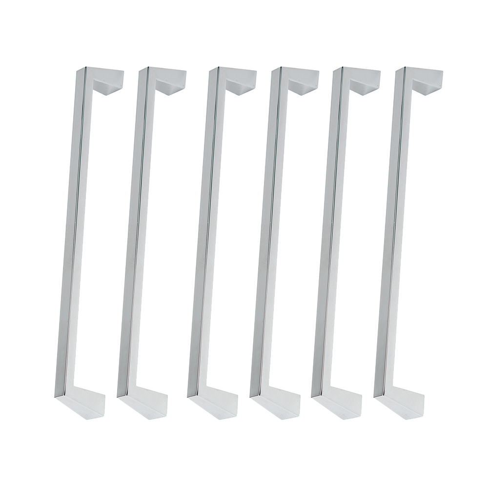 6 Un. TIRADOR Asa 160MM cromo mate Mueble COCINA puerta cajón Armario