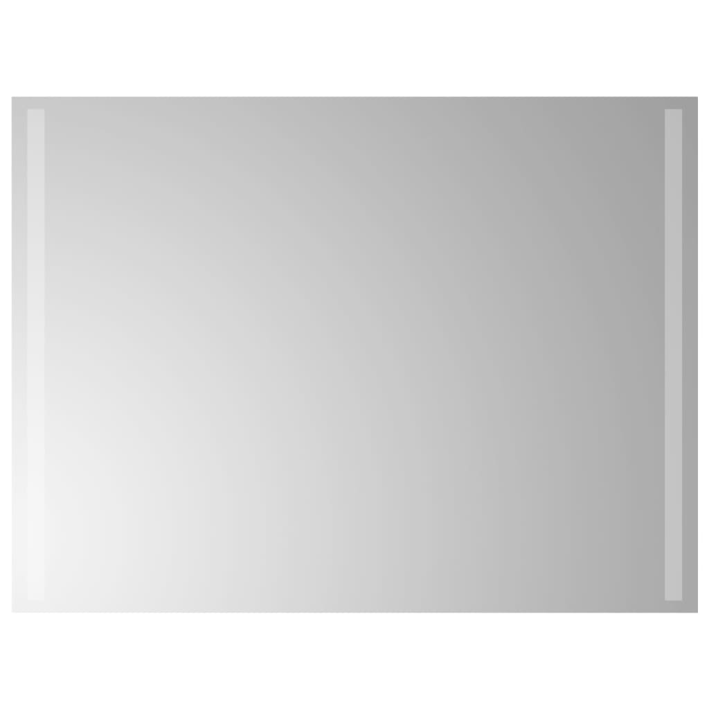 vidaXL Espejo de Baño con LED Pared Tocador Maquillaje Antivaho Iluminación Dimensiones 70 x 40 cm,  70 x 50 cm,  80 x 40 cm y mas