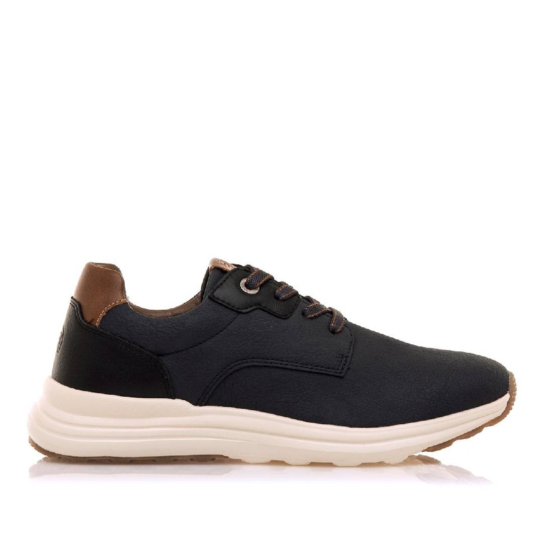 Zapatos sport Mustang tady azules con detalles marrones