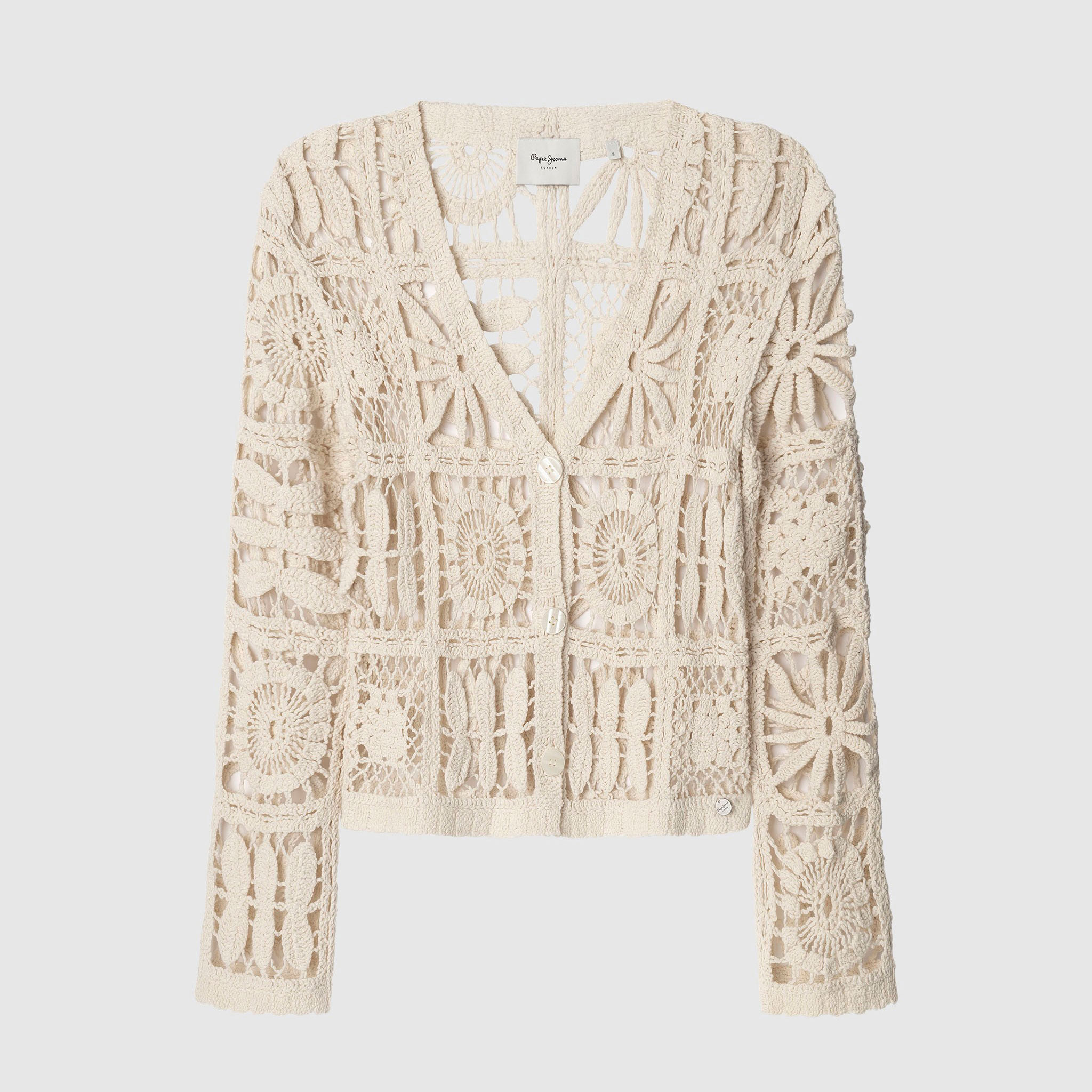 Pepe Jeans Jersey Olympia Blanco PL702273-808 , para Mujer