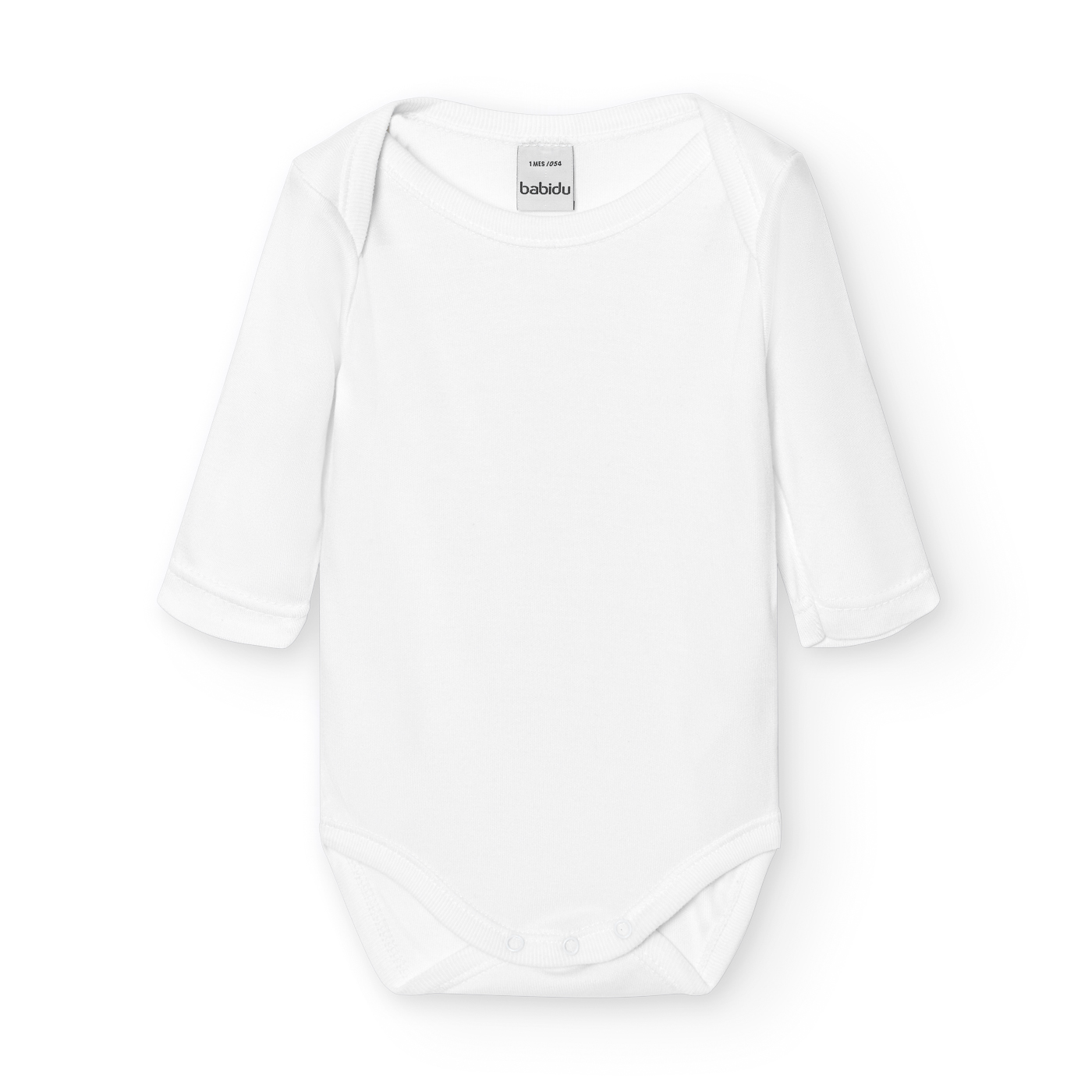 Basicos Babidu pack de 2 bodys cuello americano bambu
