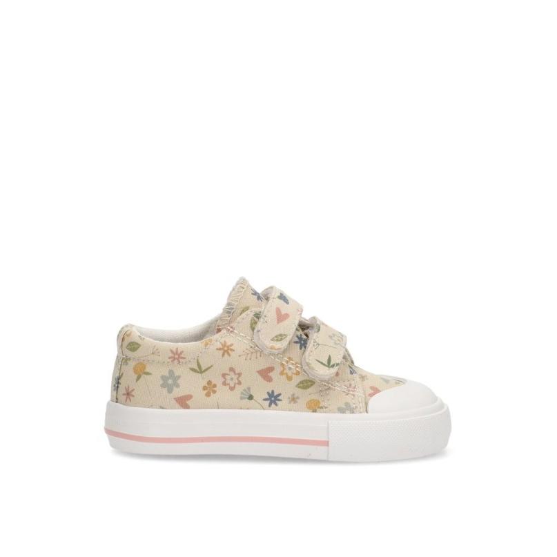 Zapatillas Lona Luna Kids - Niña - Suela Plana - Modelo Rbs1263 - Color Multicolor