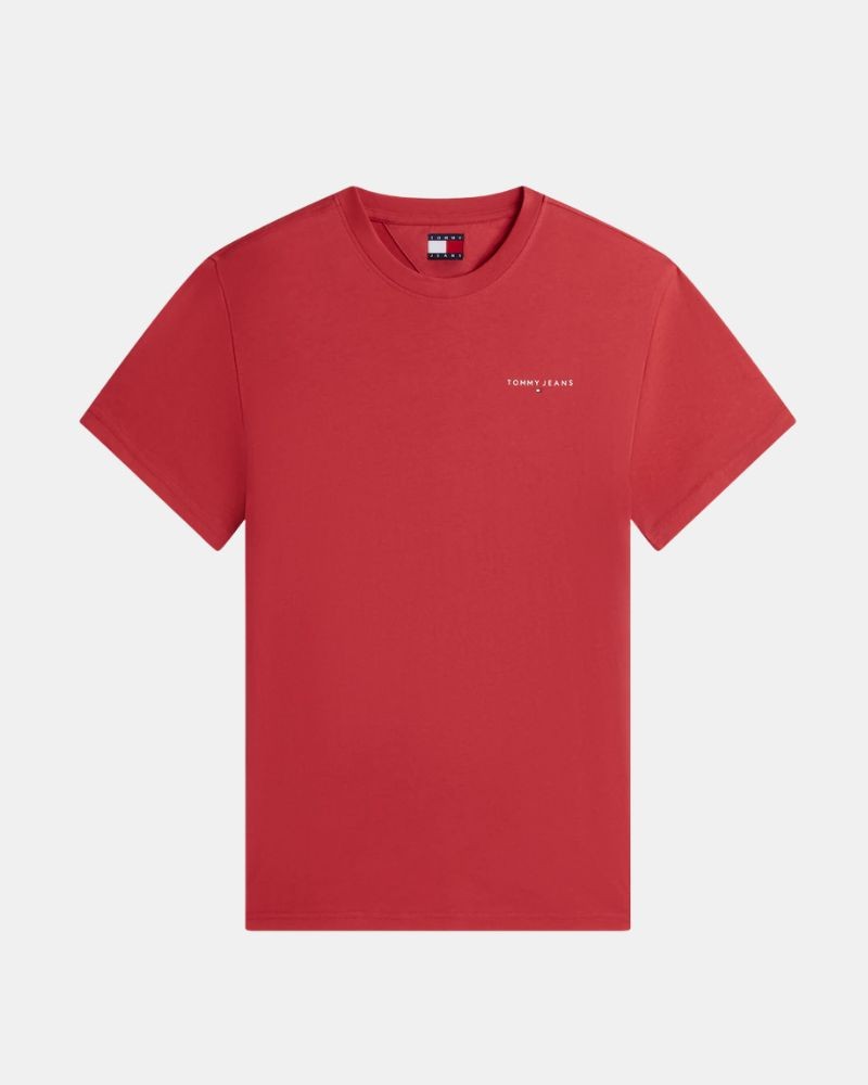 TOMMY HILFIGER DM0DM21780XK5 Camisetas Manga corta Hombre Rojo