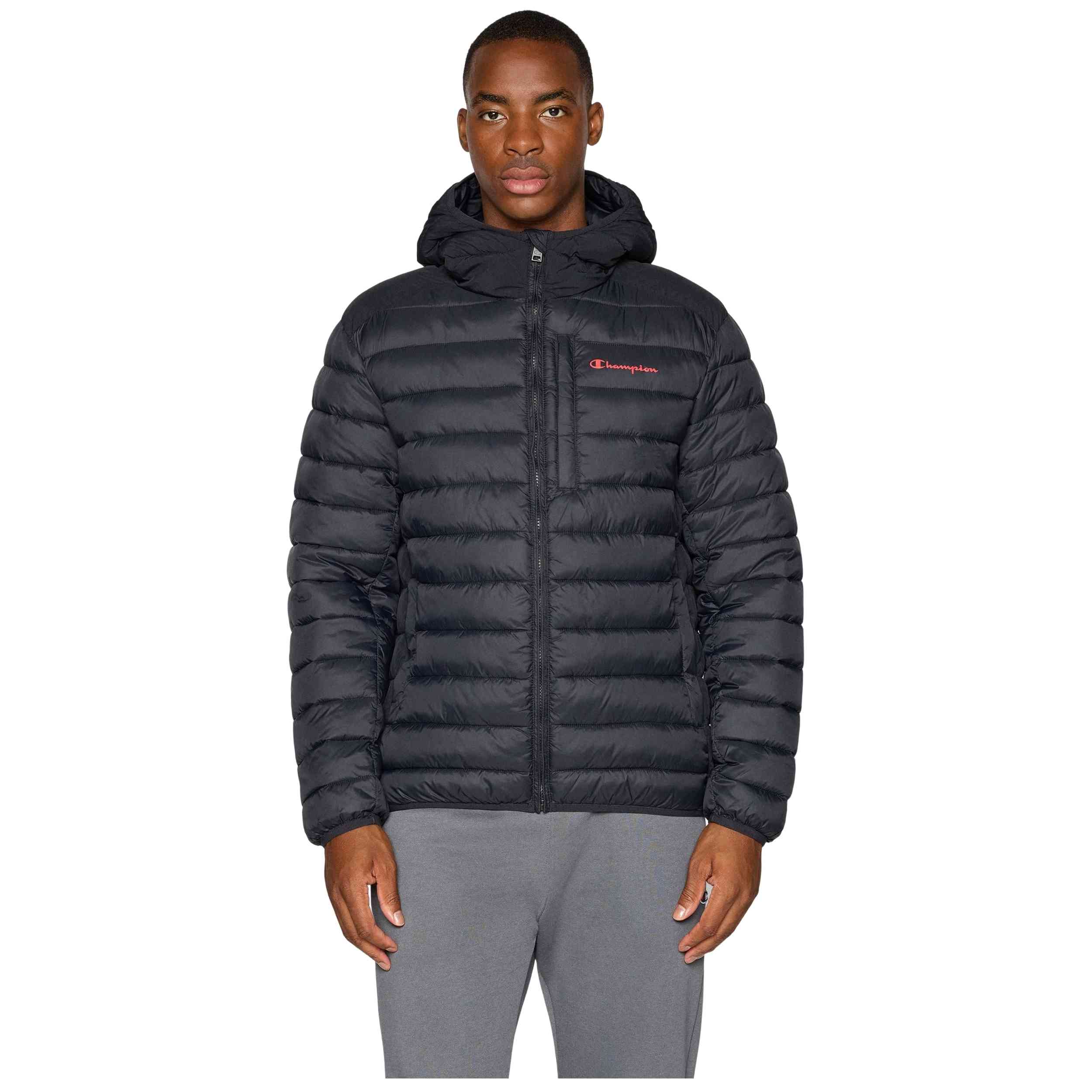 Cazadora Champion modelo Hooded Jacket en color Negro