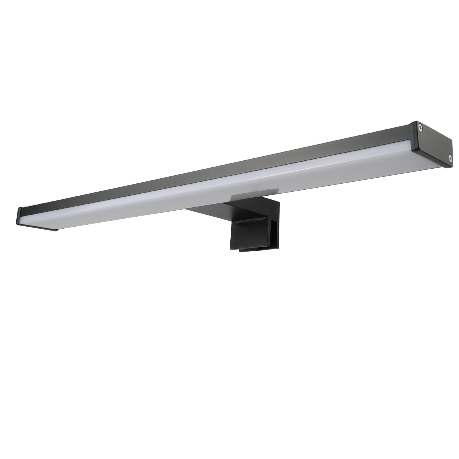 ALPINALUZ Aplique de baño para espejo LED 10W 40cm, diseño slim IP44 en aluminio con luz blanca neutra de 4000K