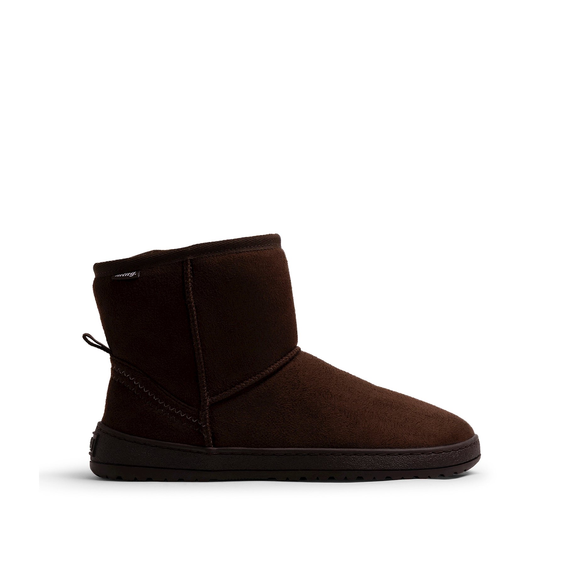Mustang-MTNG botines planos barefoot mujer free alask marron con cierre cremallera y tipo de puntera redonda