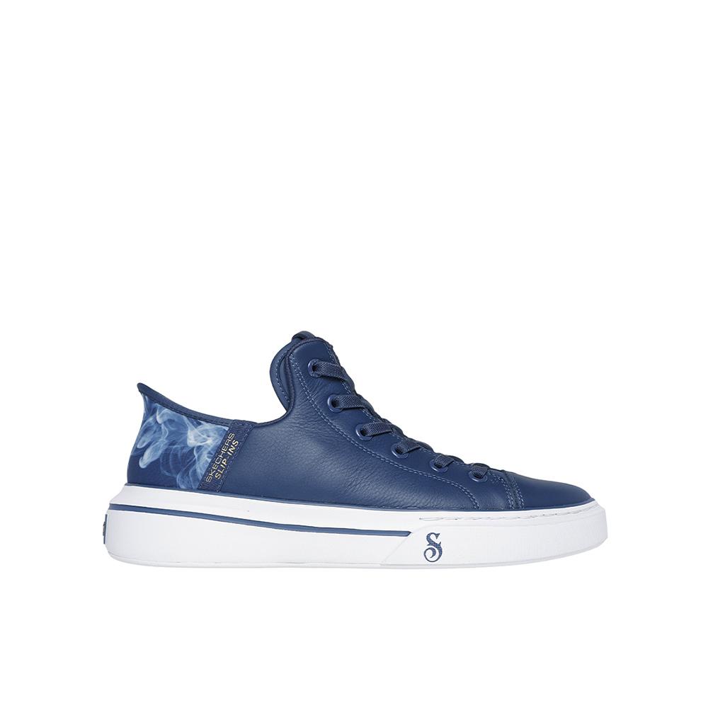 Skechers SNOOP ONE Zapatillas para hombre azules en piel 82640