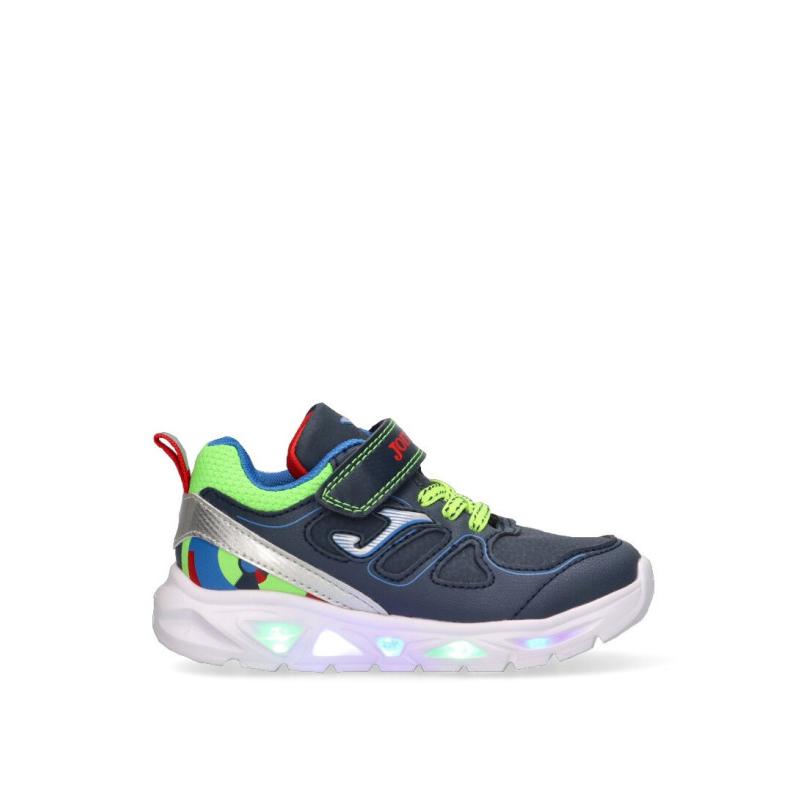 Zapatillas Casual Joma - Niño - Suela Plana - Modelo Aquiles Jr - Color Marino