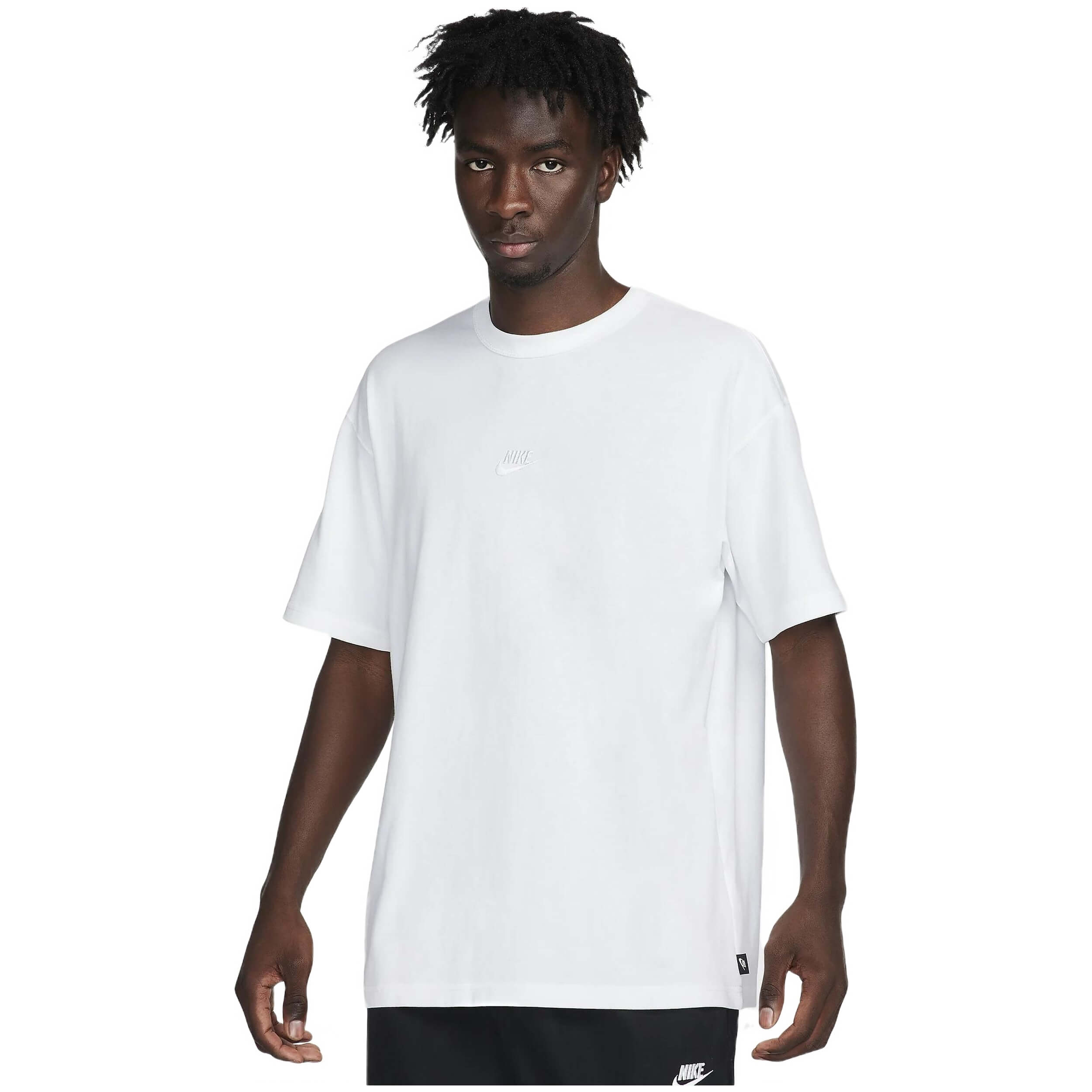 Camiseta de Manga Corta Nike Premium Essentials para hombre en color blanco
