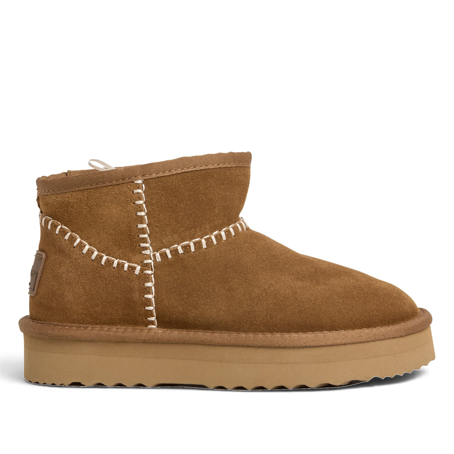 Botines Pepe Jeans australianos Dissy Etnic de mujer camel de ante