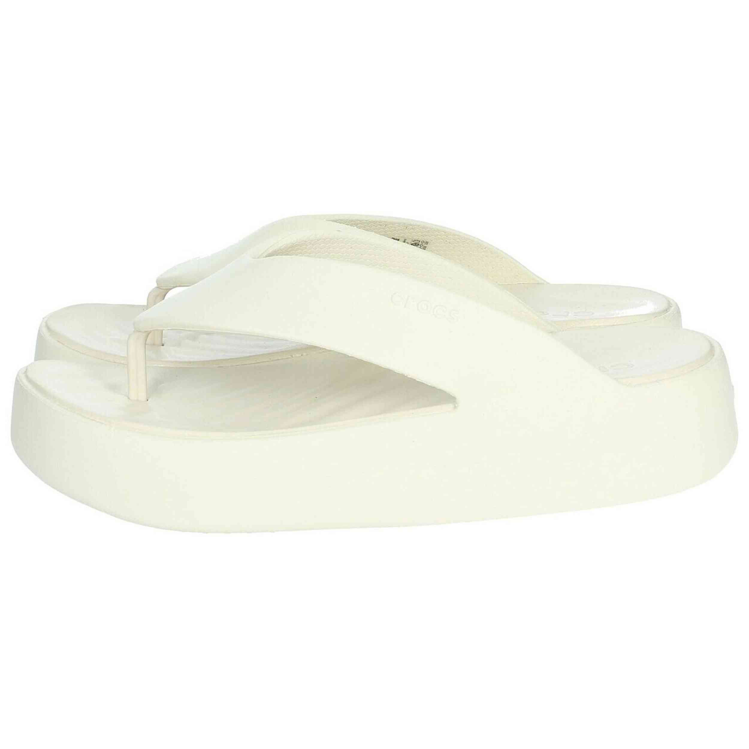 Sandalias Crocs modelo Getaway Platform Flip W en color Negro