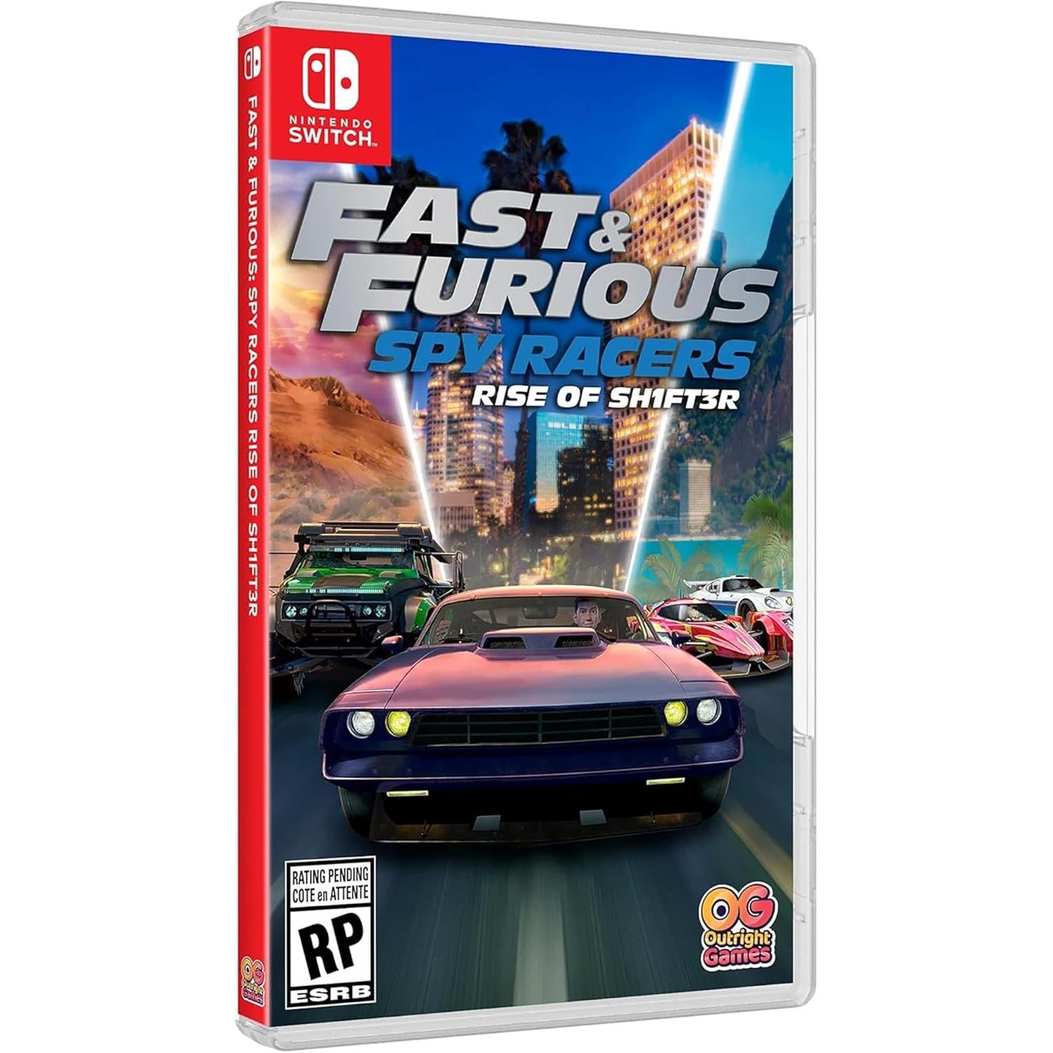 Fast & Furious: Spy Racers Rise of SH1FT3R Juego Fisico para consola Nintendo Switch IMPORT
