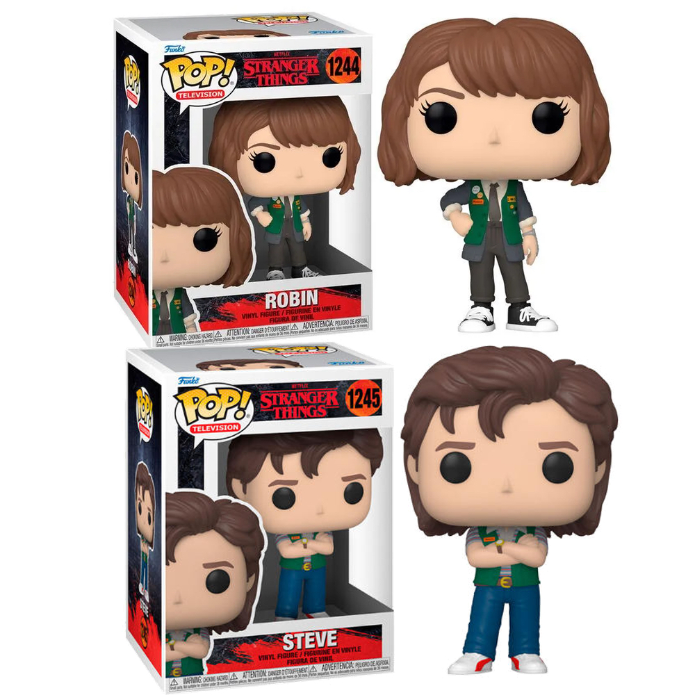 Funko Pack 2 figuras Robin y Steve Stranger Things 1245 1244