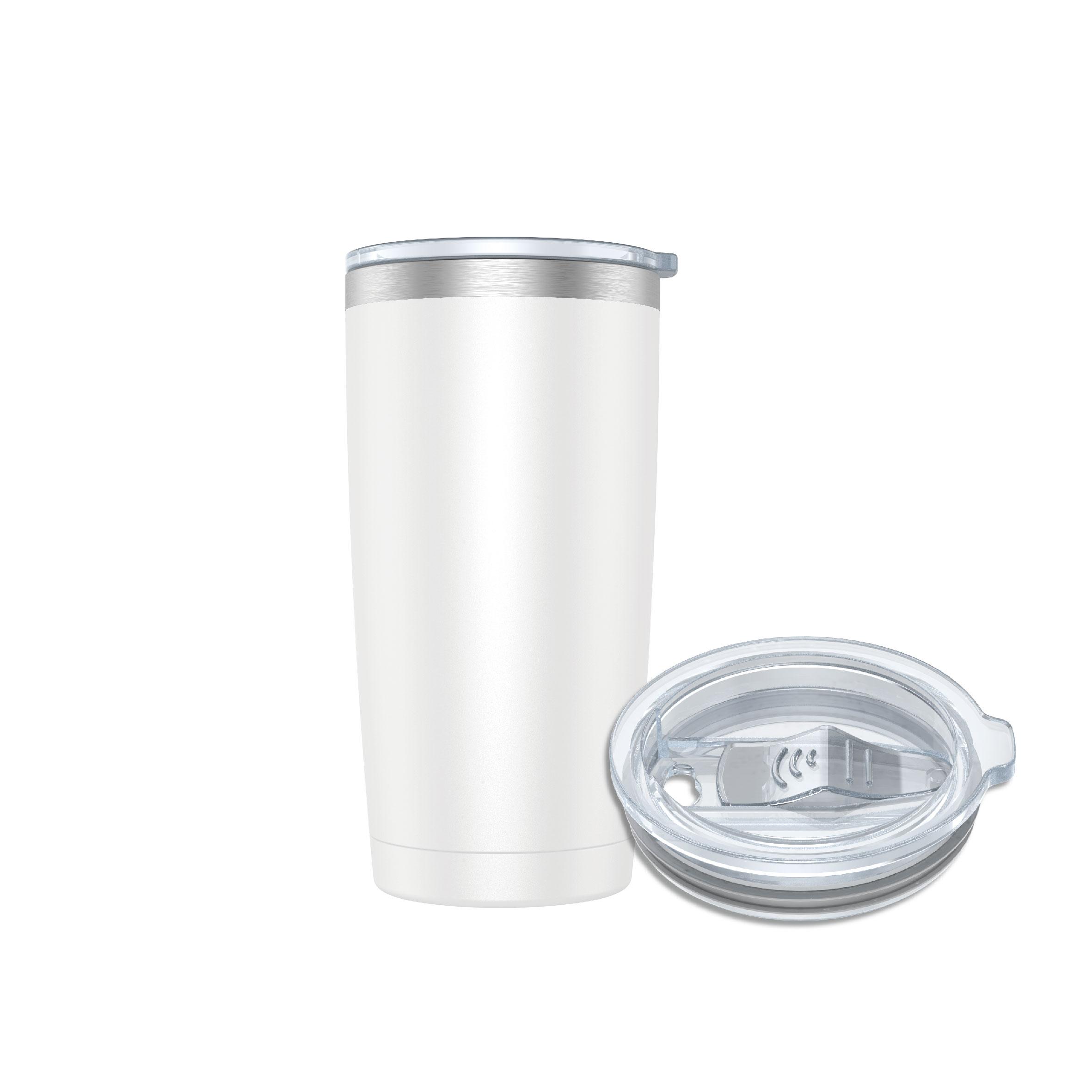 Taza Termo Café 600ml (10 Colores) y Te para Llevar en Mano o en Coche - Taza Térmica de Acero Inoxidable con Tapa Botella, Vaso (QC600 BOTELLA 1099)