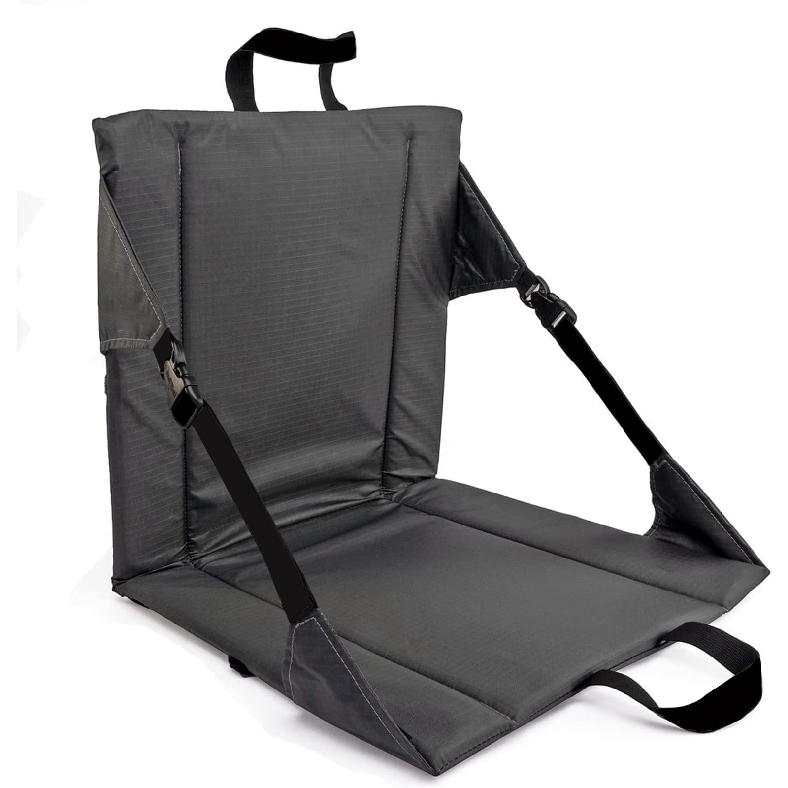 Cojín exterior grueso antimanchas, cojín portátil para camping y conciertos, con respaldo y resistente a la humedad