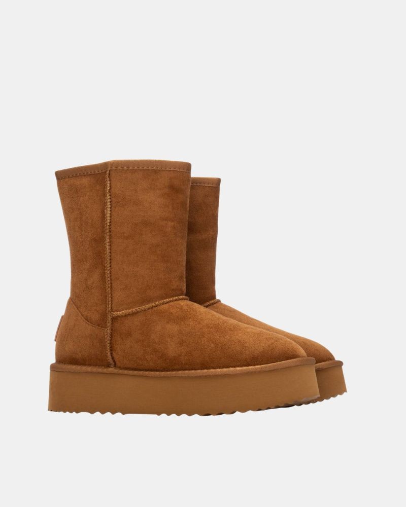 XTI 144339 Botas Altas Australianas Mujer Marrón