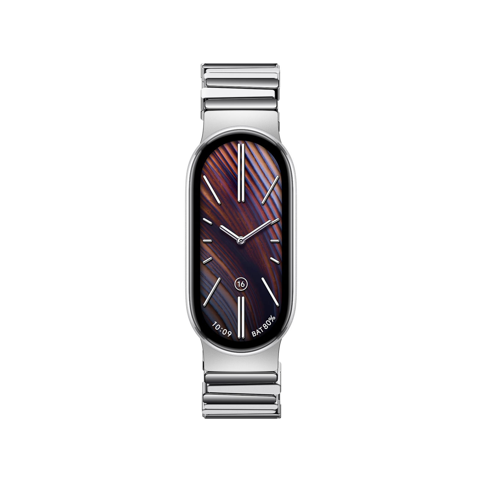 Official | Xiaomi Asymmetrical Metal Strap, Plata, Su Forma Única e Irregular y su Acabado Metálico Realzan tu Estilo Único, Tanto en la Oficina como en Cualquier Otra Parte