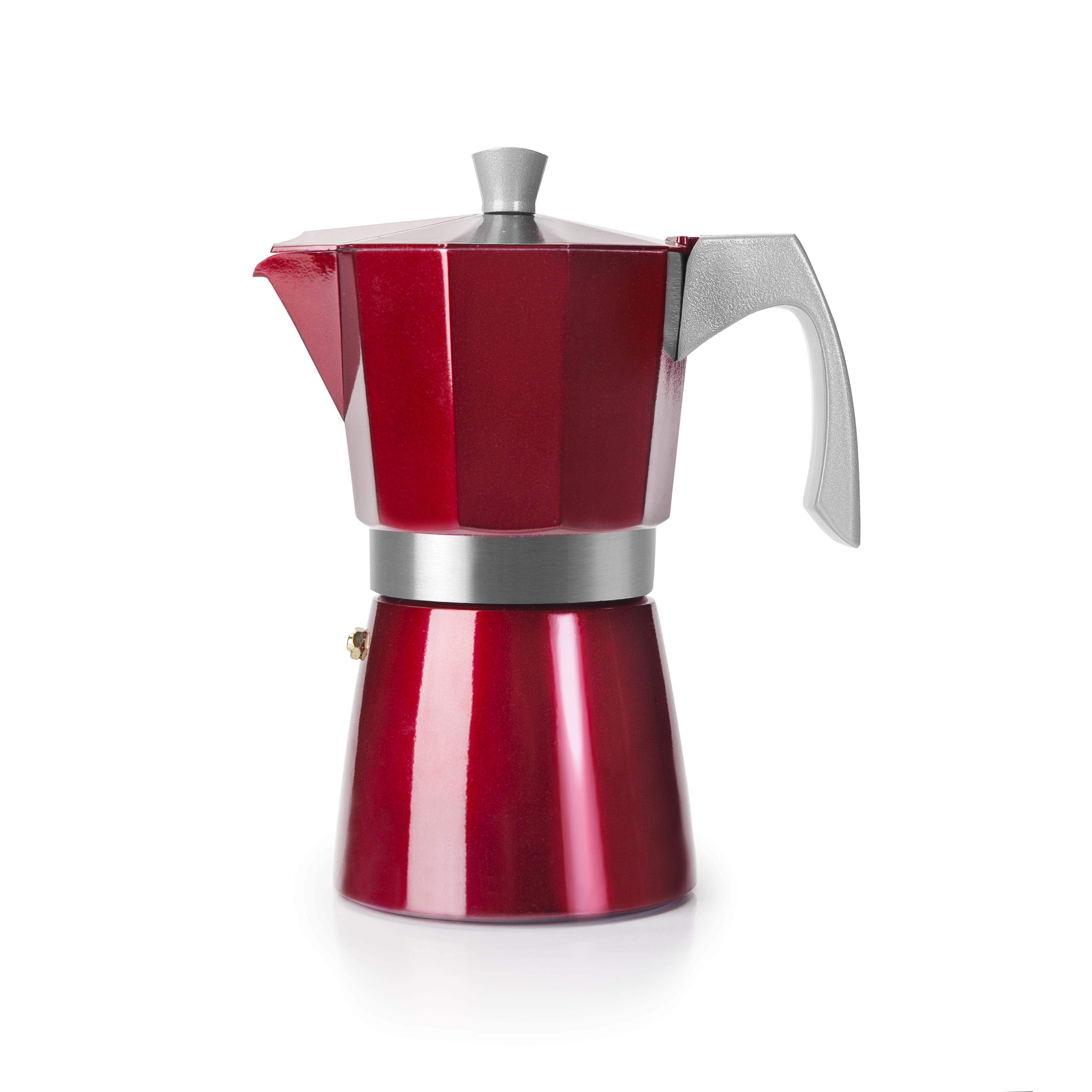 IBILI   REF.623209    CAFETERA EXPRESS EVVA RED 9 TAZAS