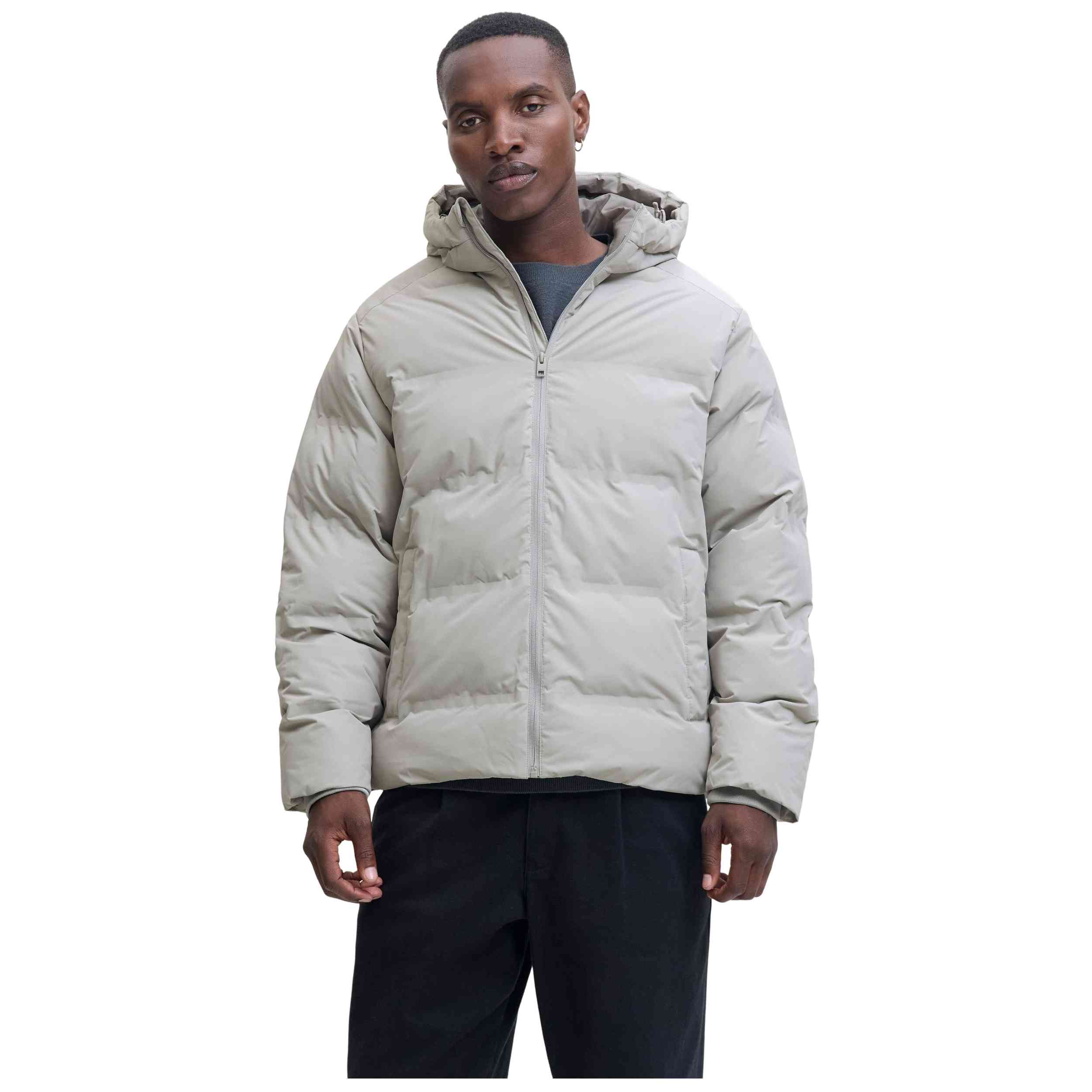 Chaqueta Jack And Jones Jjesoho Puffer Hood Sn Dove