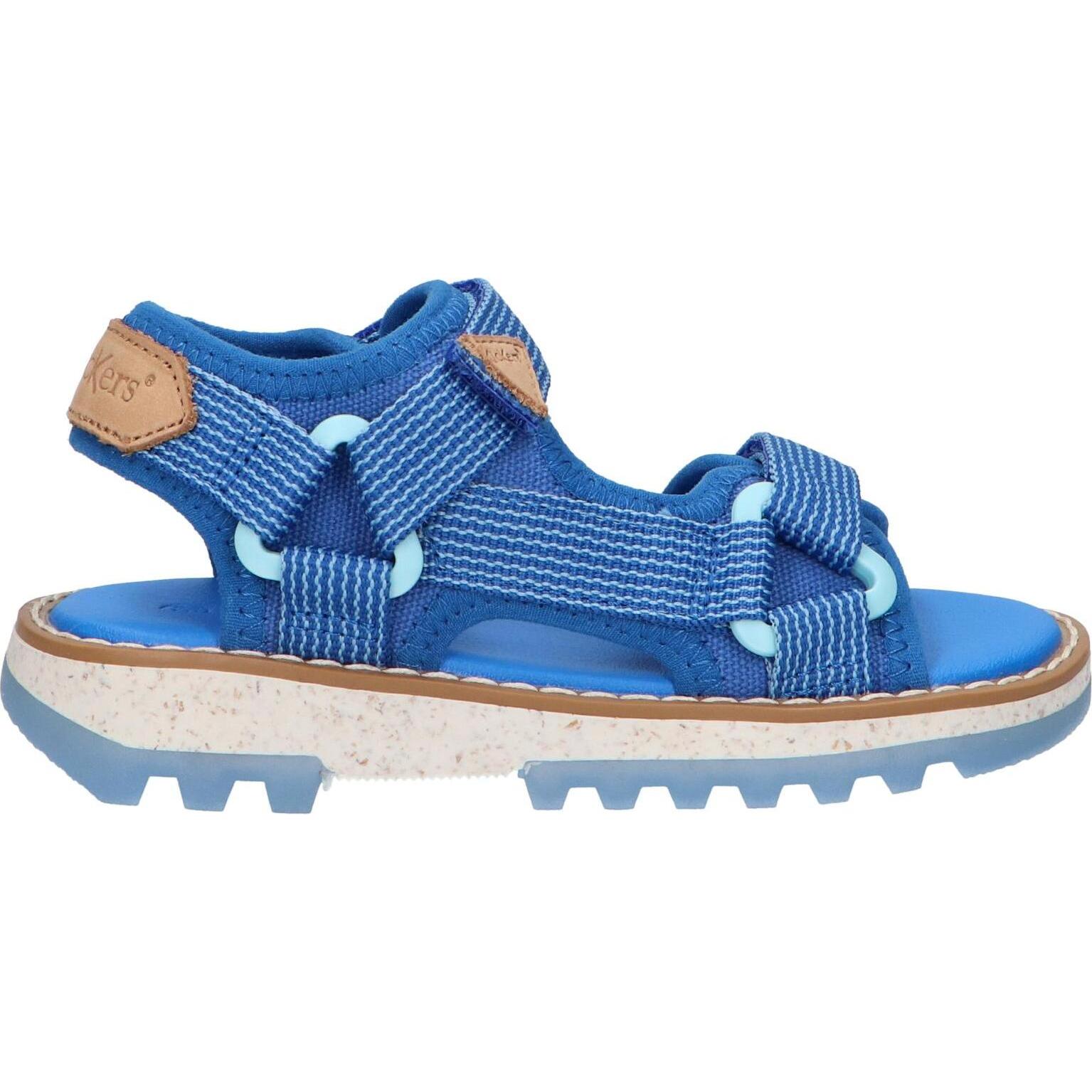 Kickers girl and boy sandals 894770 -30 kickclock 5 bleu