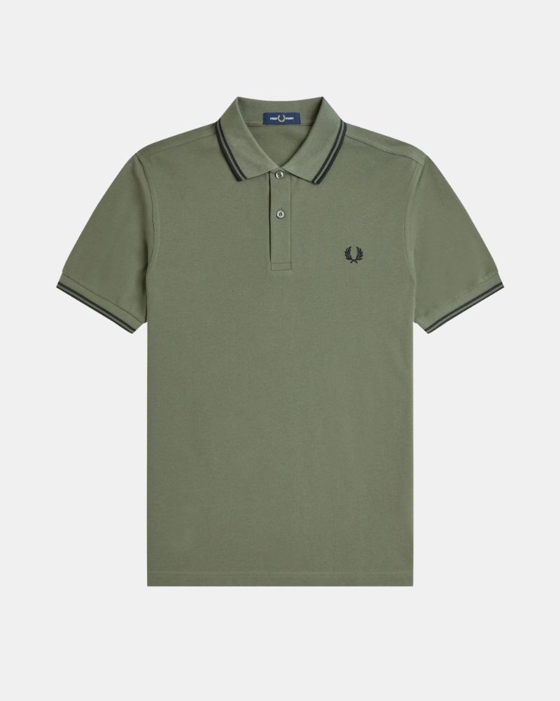 FRED PERRY M3600 Camisetas Polos Hombre Verde