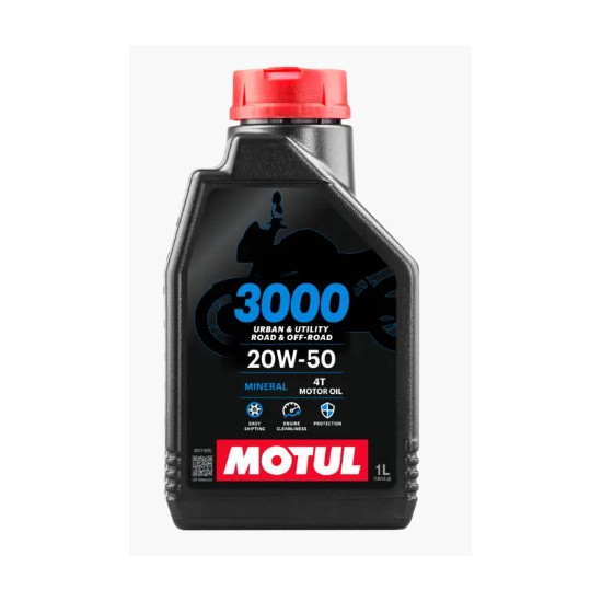 MOTUL 3000 20W50 moto 4 T 1L mineral 107318