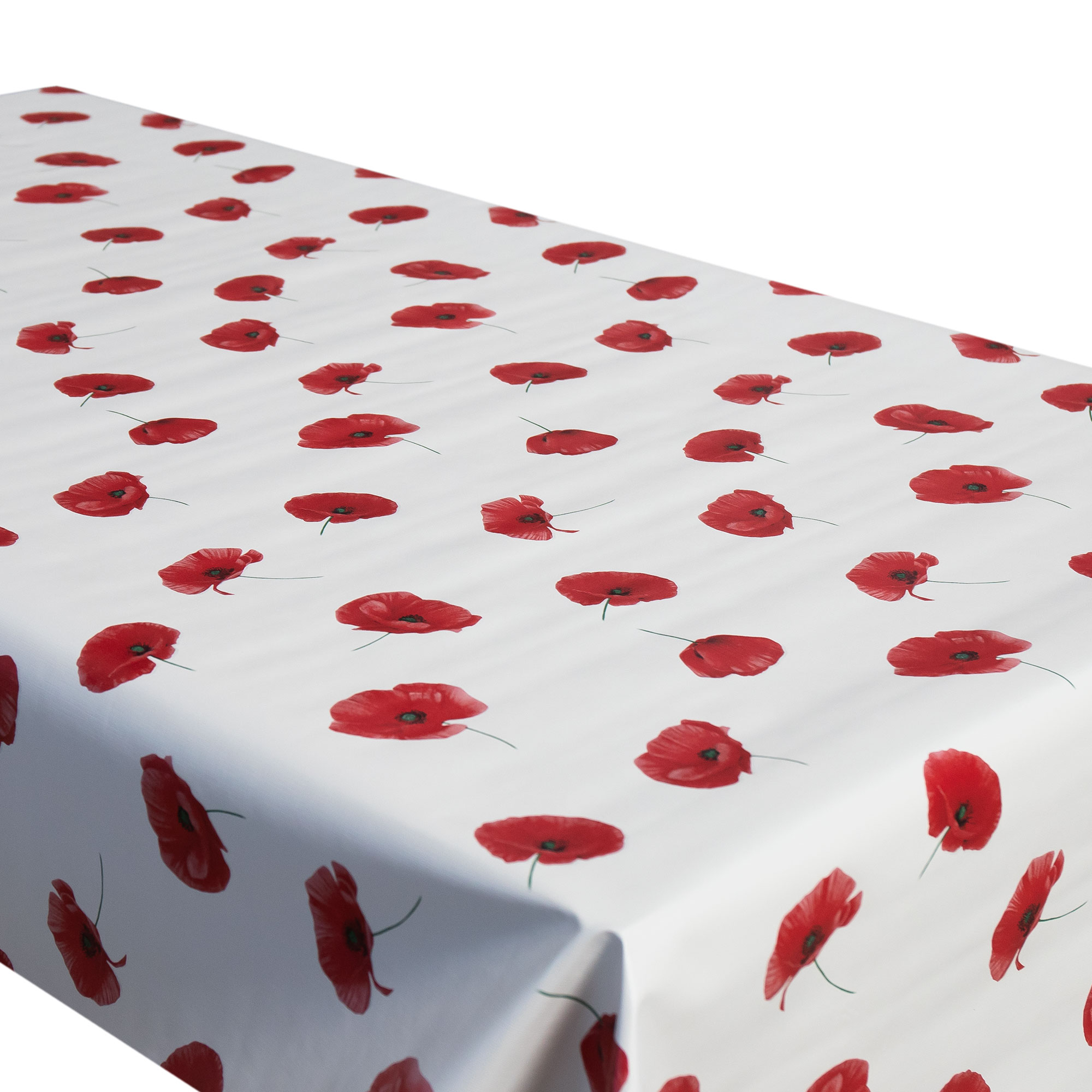 Cofan Rollo de Hule Diseño Moderno Amapolas PVC Polipropileno Fácil Limpiar 1.40 X 20m
