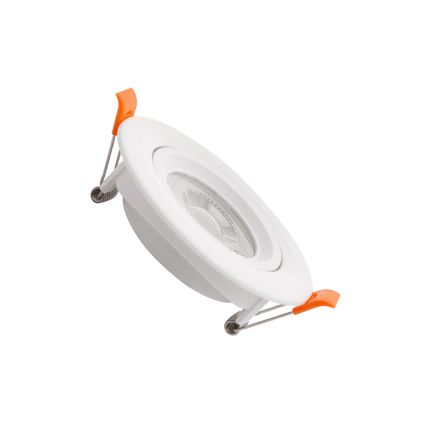 Ledkia Foco Downlight LED 7W Solid COB Direccionable Circular Blanco Corte Ø 75 mm