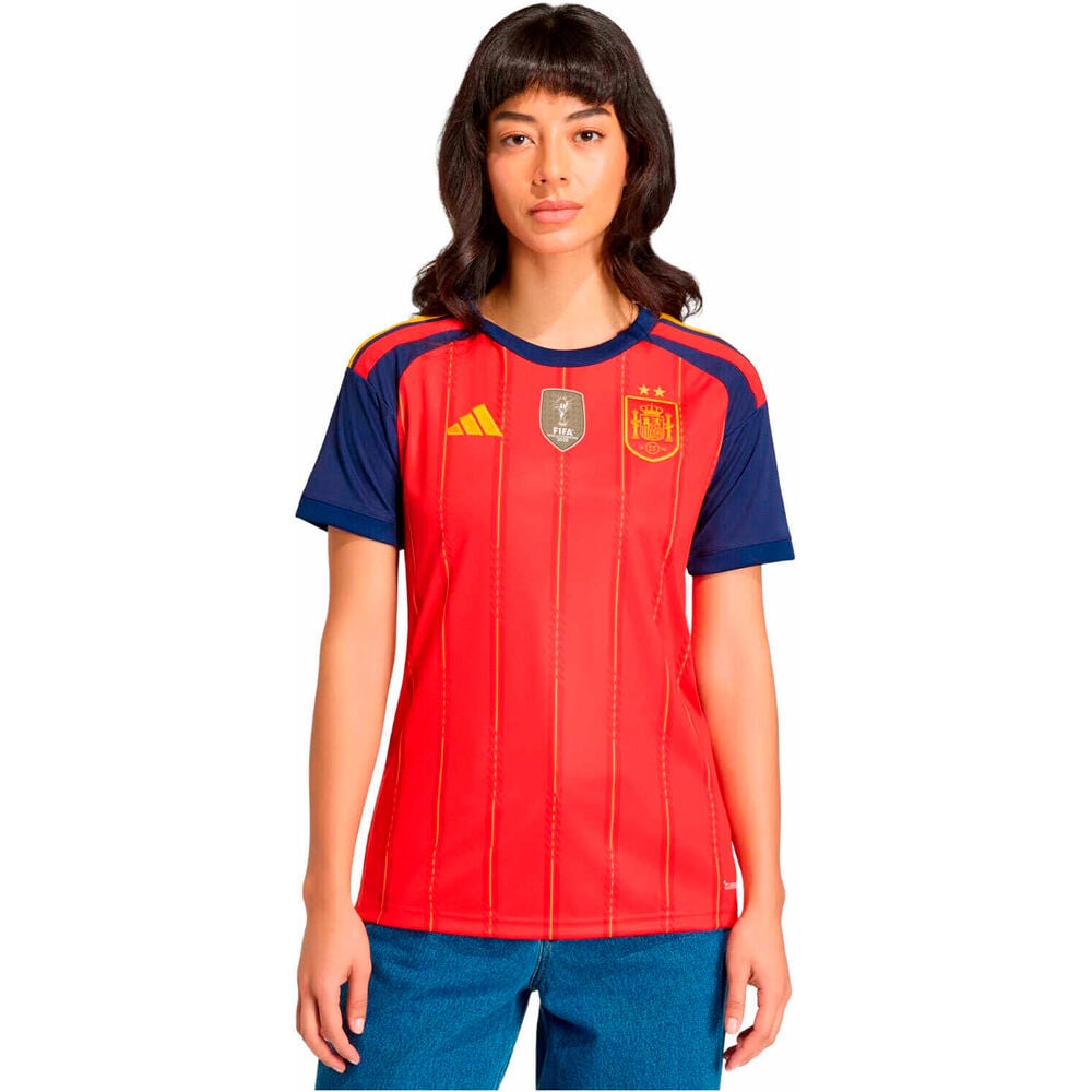 CAMISETAS DE FÚTBOL OFICIALES Adidas ESPAA 6 H JSY S W MULTICOLOR