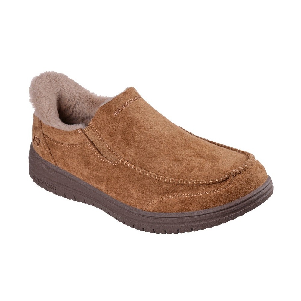SKECHERS 205606 ZAPATILLA DE CASA CAMEL