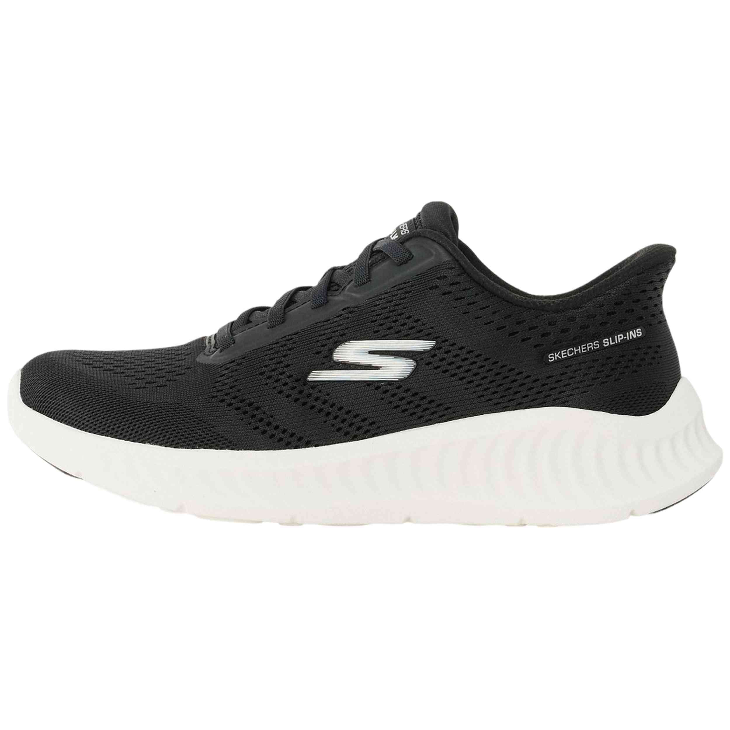 Zapatillas Skechers modelo 125643-BKW para Mujer en color Negro