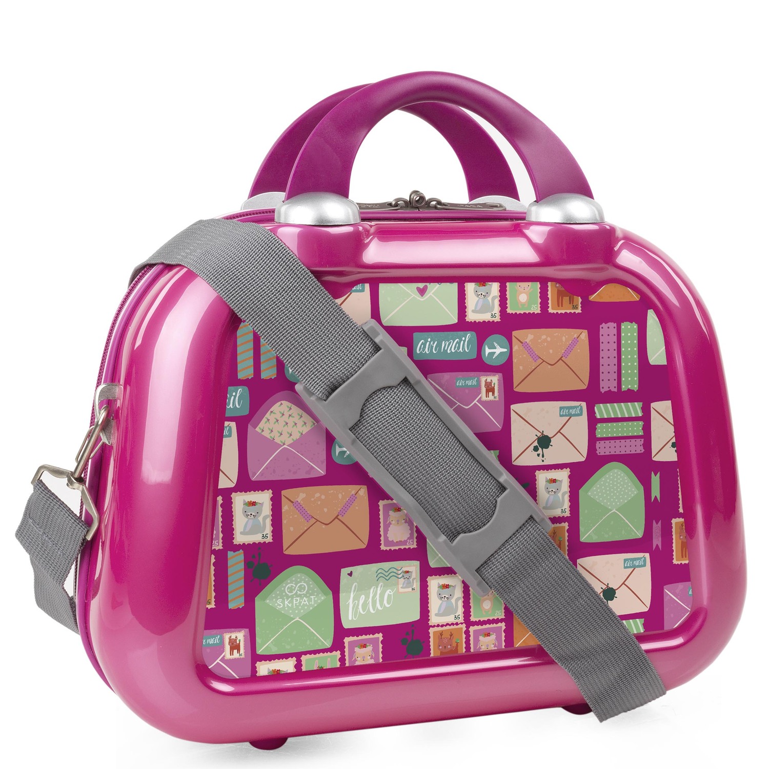 Skpat - Skpat Neceser Viaje - Neceser De Viaje Mujer Rígido - Neceser Mujer - Neceser Viaje Mujer De Material Ligero Y Resistente. Estuche Maquillaje Mujer Rígido Juvenil, Material Resistente Y Ligero.