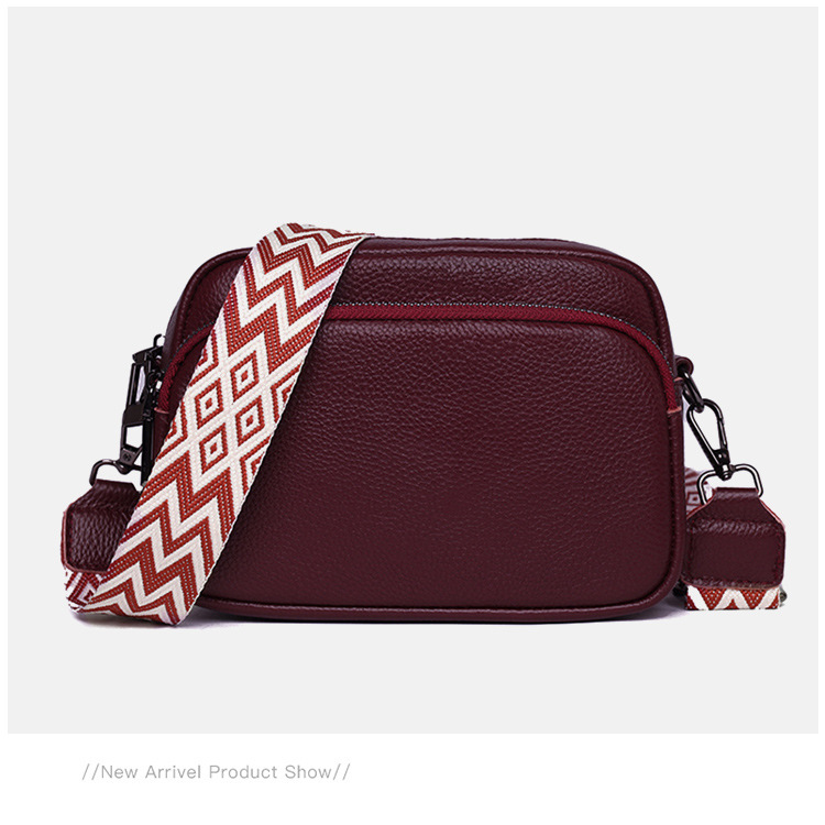 Bolso de hombro minimalista para mujer, bolso bandolera ancho, bolso de mano, diseño moderno