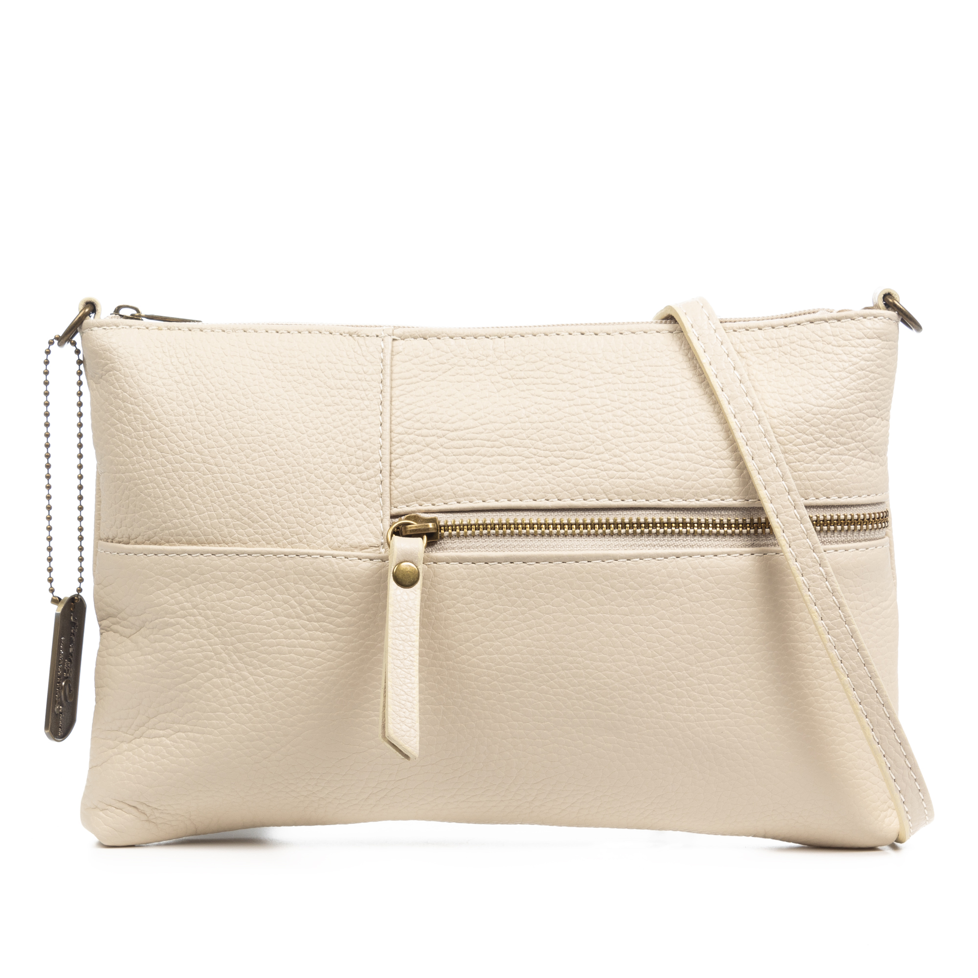 FIRENZE ARTEGIANI Arreone bolso bandolera mujer. Piel auténtica Dollaro. Fabricado en Italia 28x3x18 Cm.