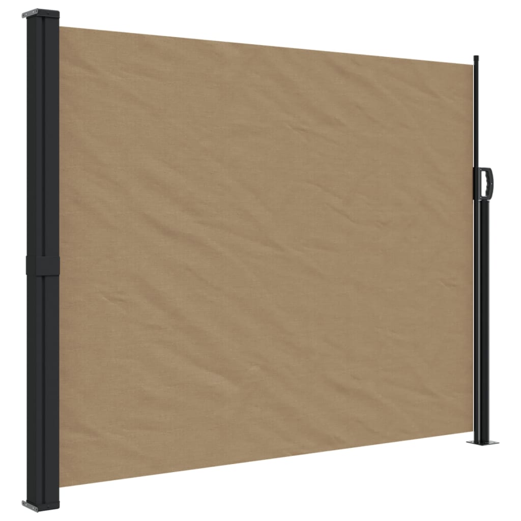 vidaXL Toldo lateral retráctil 170x300 cm Color Beige, Blanco, Terracota