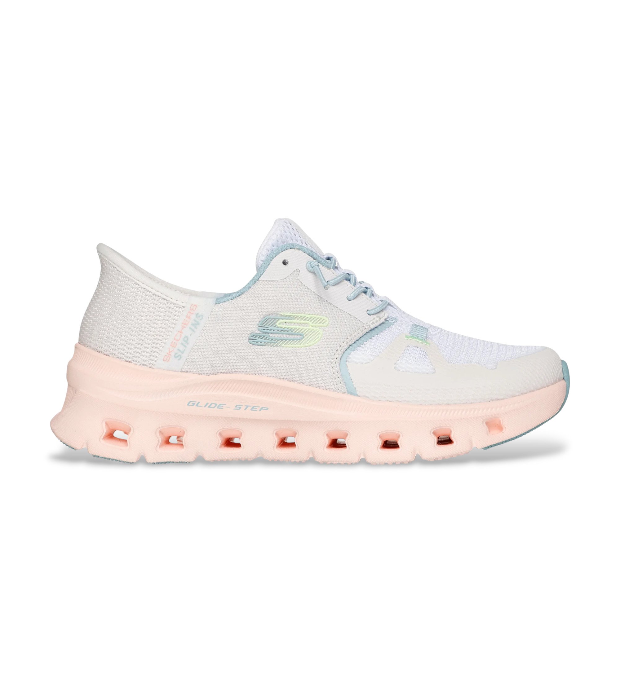 Skechers | Mujer | Zapatillas Slip-ins Glide Step Pro blanco, rosa
