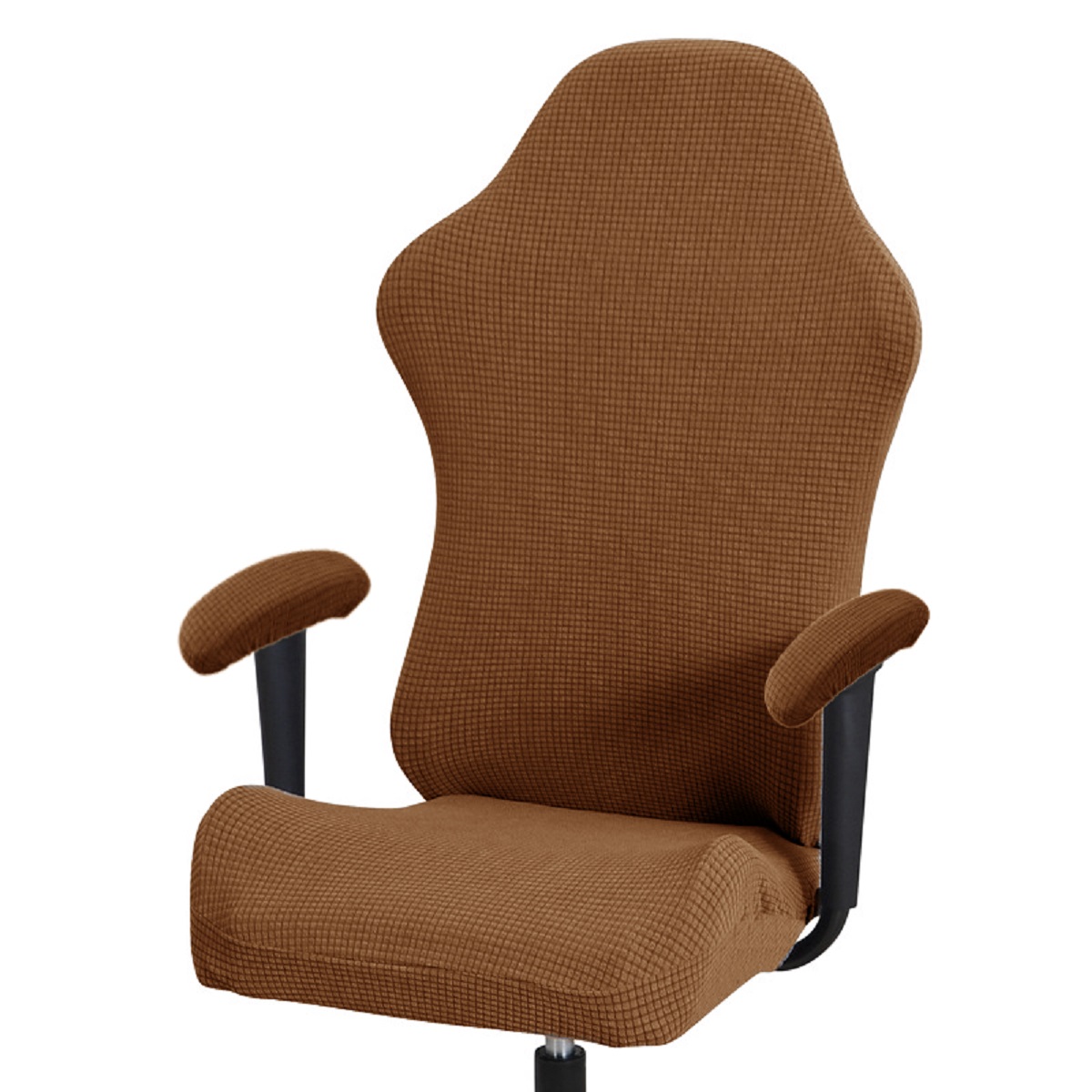 TK Funda De Silla De Juego De Oficina Y Computadora Gruesa Tela Jacquard Protector De Silla De Carreras Con Funda De Apoyabrazos Estirable Y Transpirable