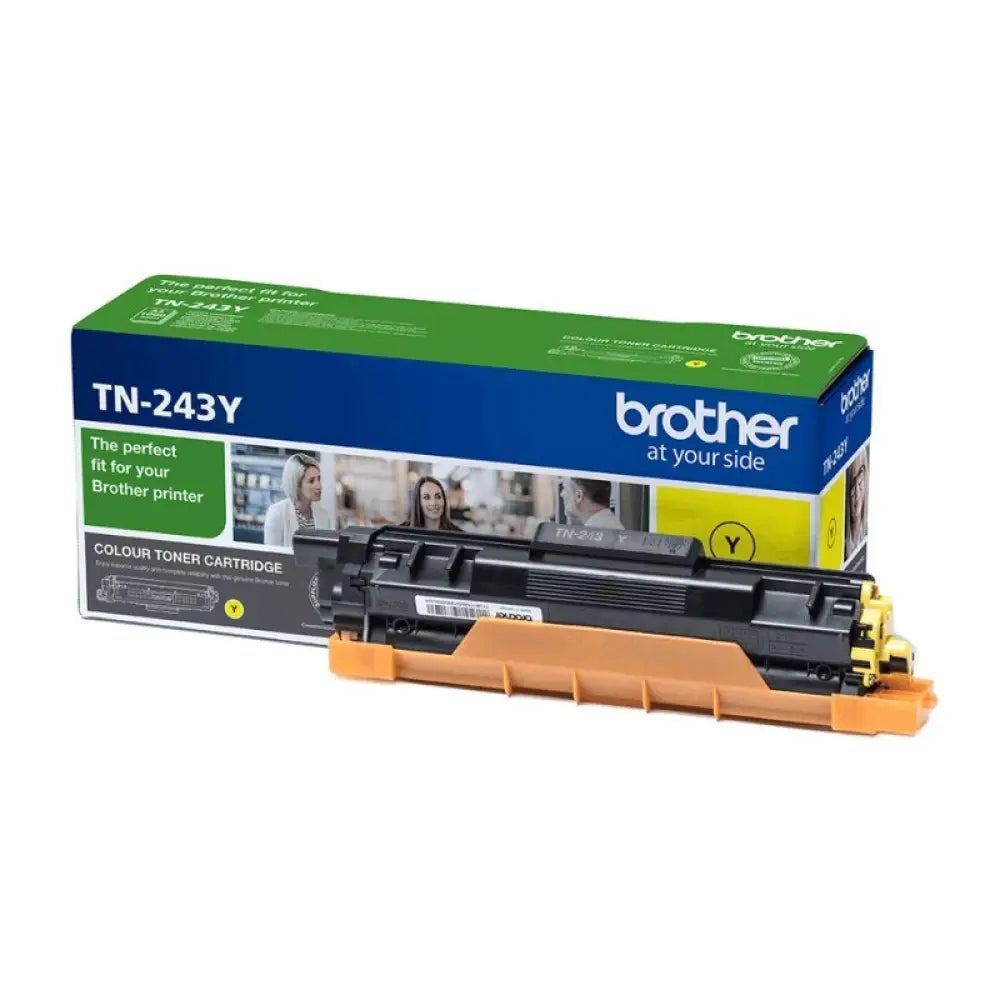 Brother - Tóner amarillo TN243Y para impresoras láser Brother, suficiente para 1000 páginas A4, compatible con DCP-L3510CDW, HL-L3210CW, MFC-L3710CW