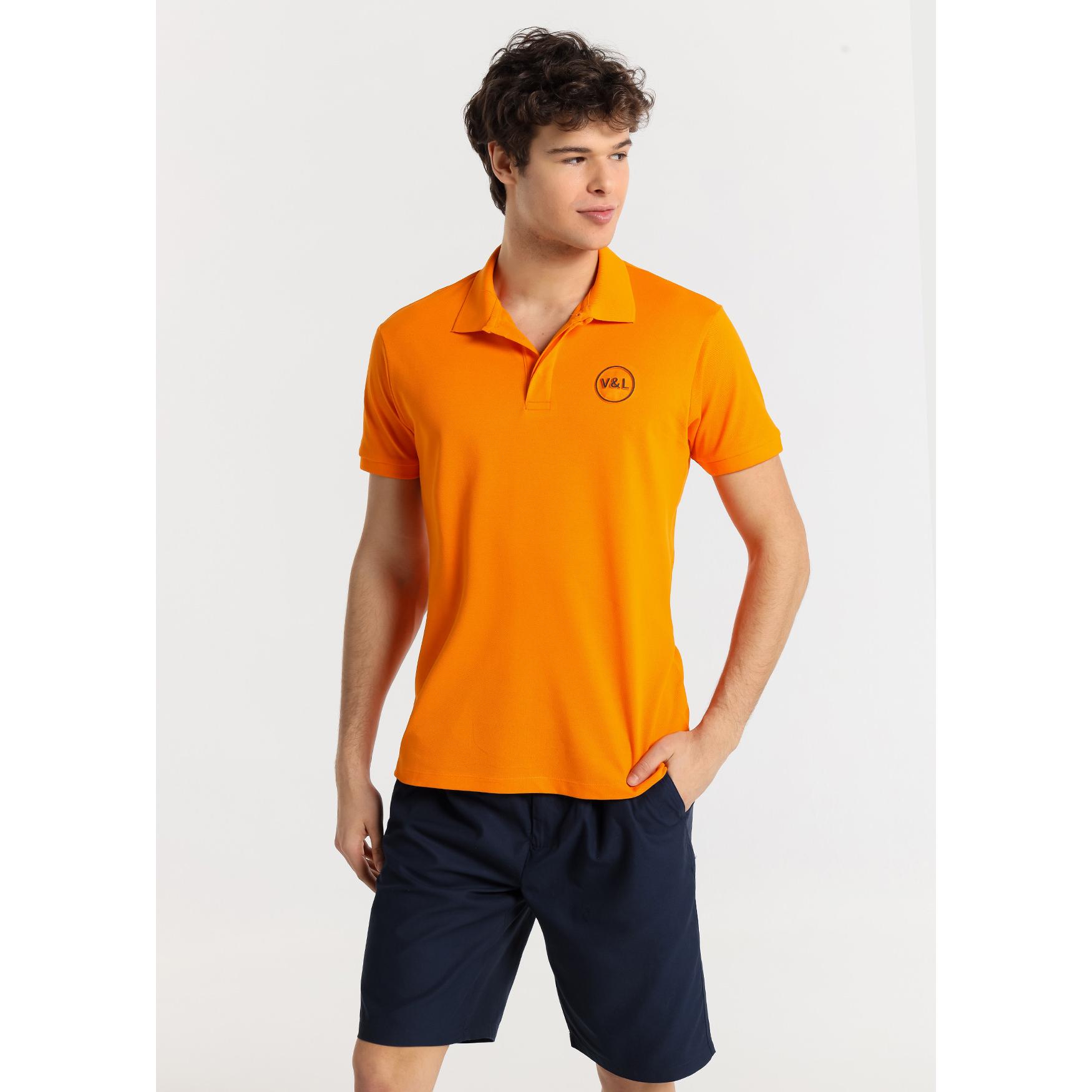 Victorio & Lucchino - Polo Logo Relieve Orange