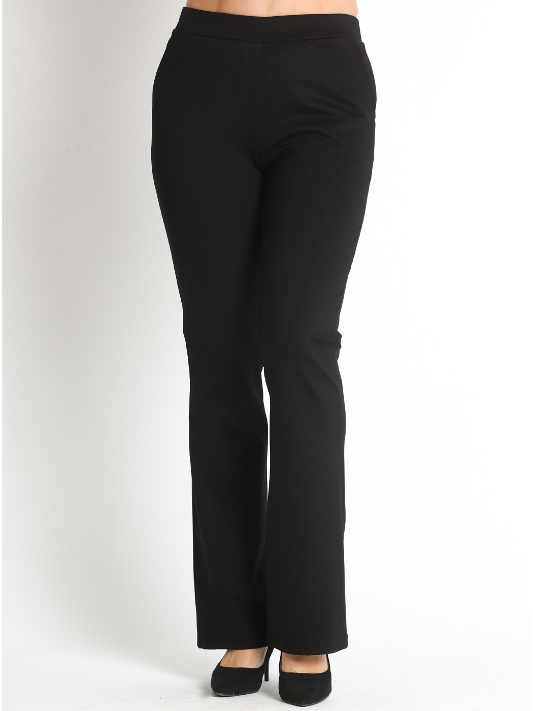 372260L PANTALON PUNTO ROMA ACAMPANADO