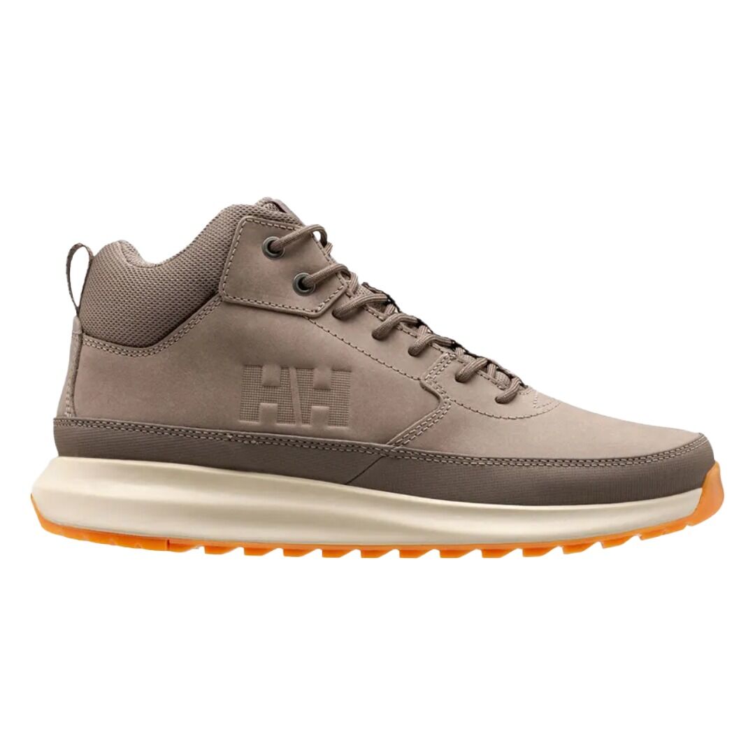 Botas Beige Helly Hansen Beckett Mid Fallen Rock con Cuero Impermeable